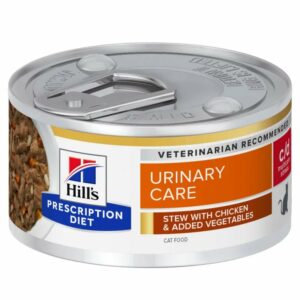 Pâtée en boîte Chat Hill's c/d Multicare Stress Urinary Care Poulet 24 x 82 g