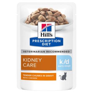 Sachet repas Chat Hill's k/d Early Stage Kidney Care Poulet 12 x 85 g