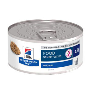 Pâtée en boîte Chat Hill's z/d Food Sensitivities Original 24 x 156 g