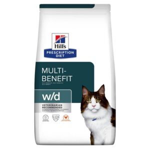 Croquettes Chat Hill's w/d Multi-Benefit Poulet 1,5 Kg