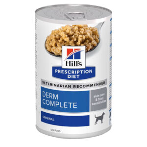 Pâtée en boîte Chien Hill's Derm Complete 12 x 370 g