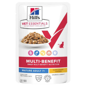 Sachet repas Chat Hill's Multi-Benefit Mature Adult Poulet 12 x 85 g